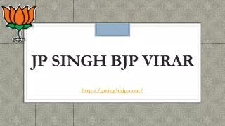 Jp singh bjp Virar