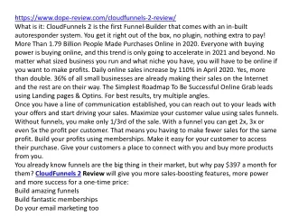 https www dope review com cloudfunnels 2 review