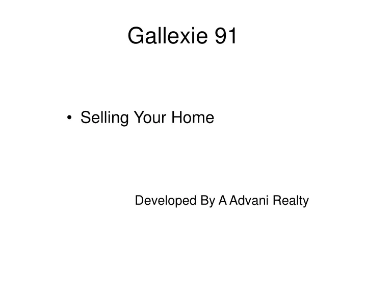 gallexie 91