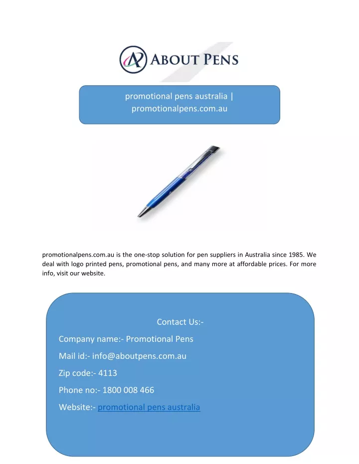 promotional pens australia promotionalpens com au