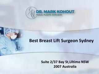Best Breast Lift Surgeon Sydney