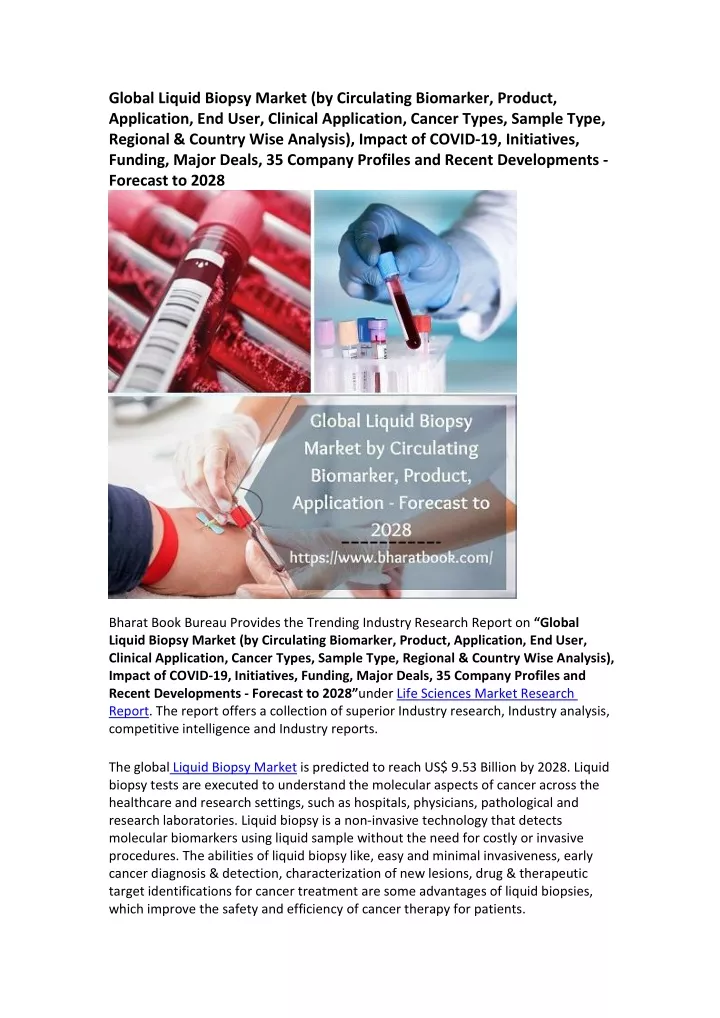 global liquid biopsy market by circulating