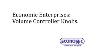 Economic Enterprises Volume Controller Knobs