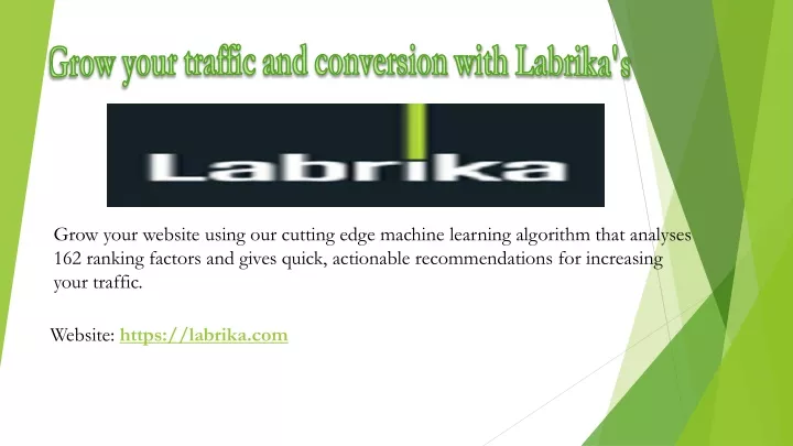 grow your traffic and conversion with labrika s