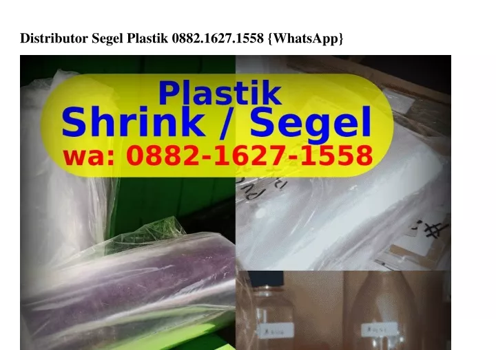 distributor segel plastik 0882 1627 1558 whatsapp