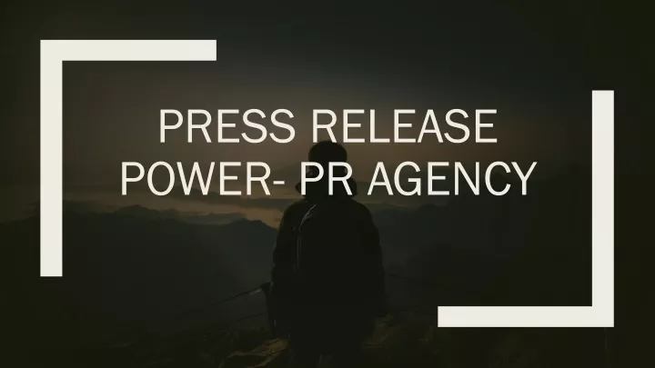 press release power pr agency