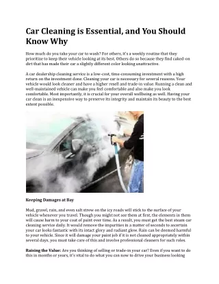 Car Detailing Florida
