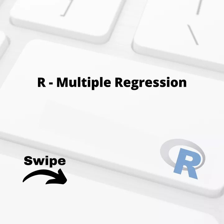 r multiple regression