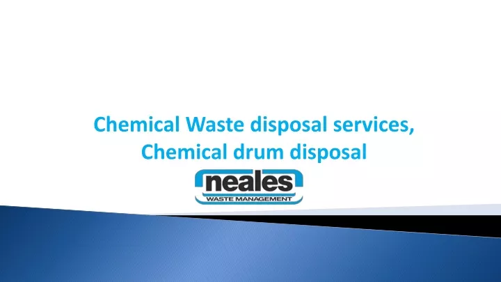 chemical waste disposal services chemical drum