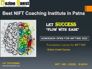 Best NIFT Coaching Institute in Patna