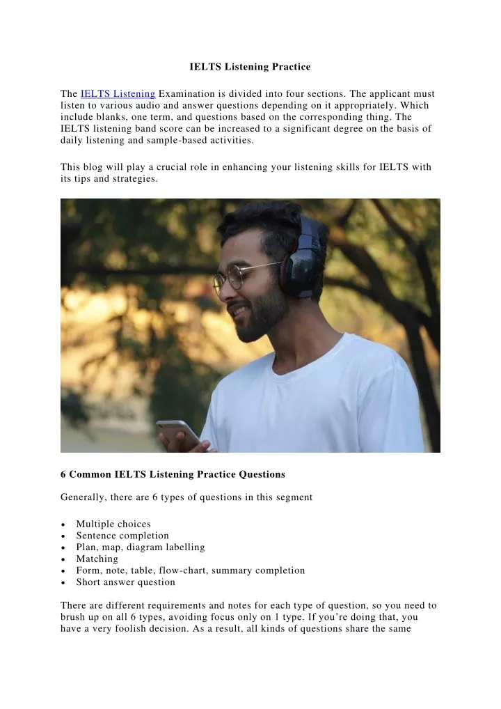 ielts listening practice