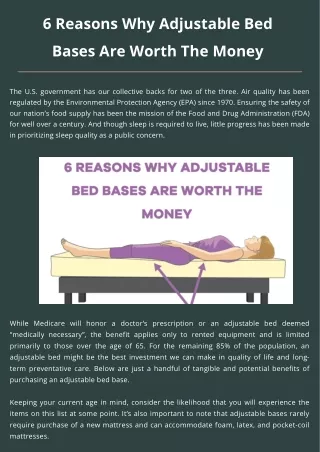 6 Reasons Why Adjustable Bed Bases Are Worth The Money
