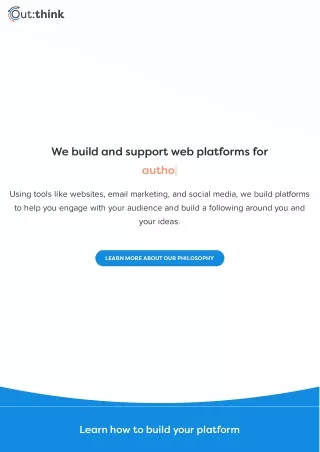 we build and support web platforms for