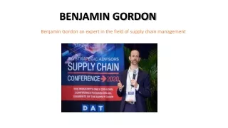 Benjamin Gordon