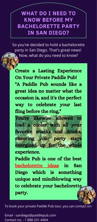 what do i need to know before my bachelorette