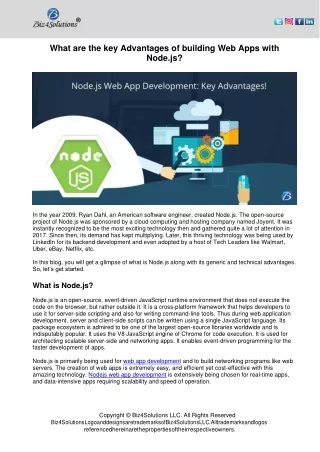 what are the key advantages of building web apps