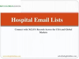 Hospital Email List | Hospital Mailing List