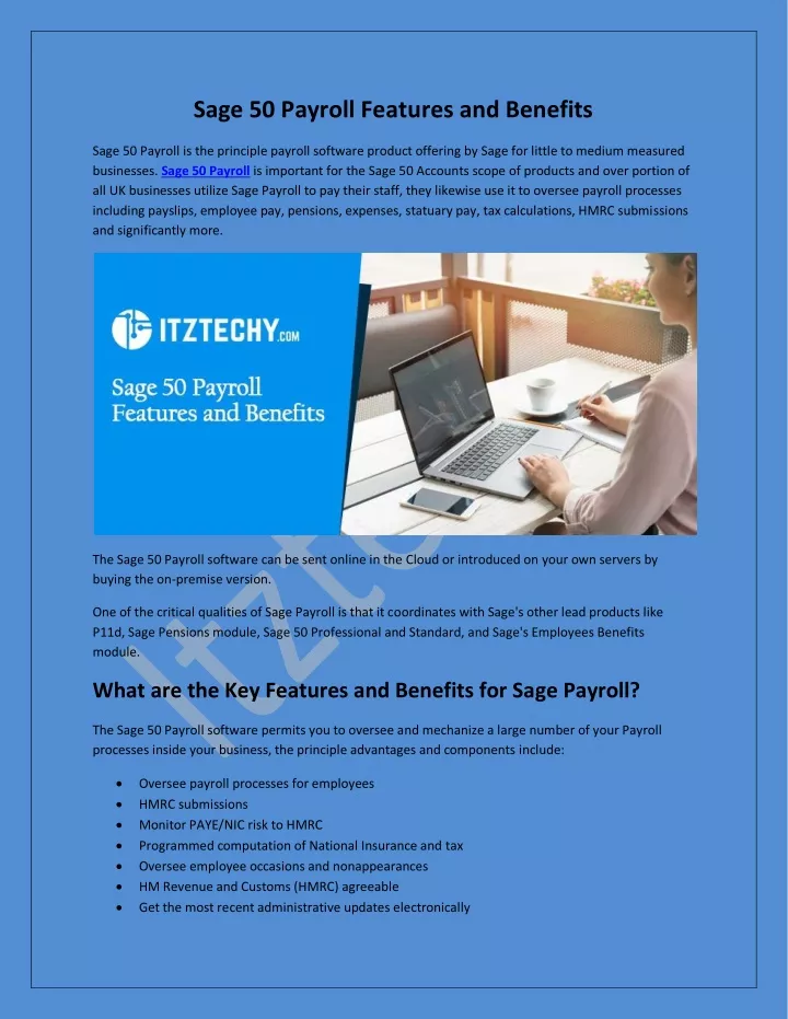 sage 50 payroll features and benefits