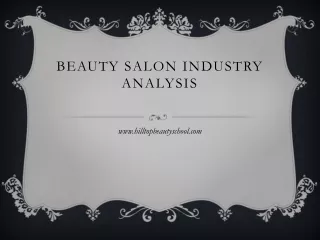 Beauty Salon Industry Analysis
