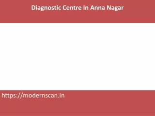 diagnostic centre in anna nagar
