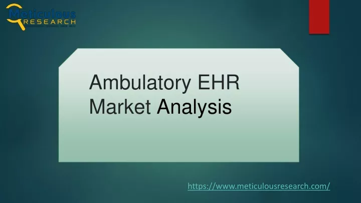 ambulatory ehr market analysis