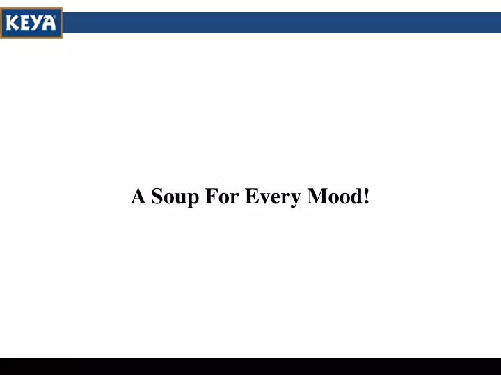 a soup for every mood