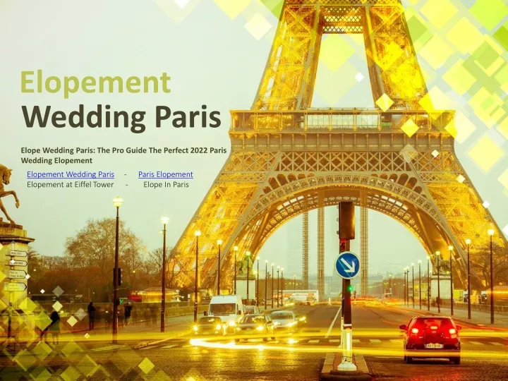 wedding paris