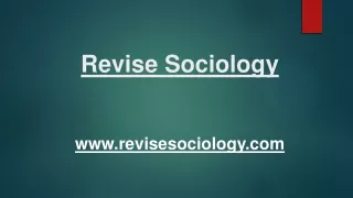 Revise Sociology Help To Do Precise Study Of Sociology