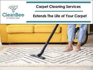 Carpet Cleaning | Extend The Life of Your Carpet | CleanBee