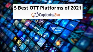 5 best ott platforms of 2021