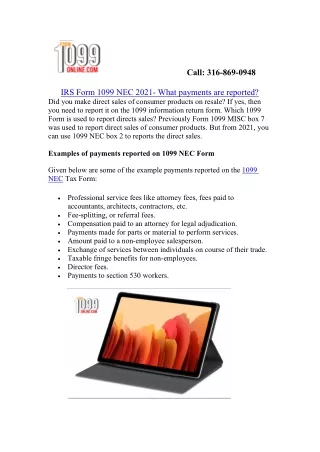 1099 NEC Online | 1099 MISC NEC | Filing 1099 NEC Online