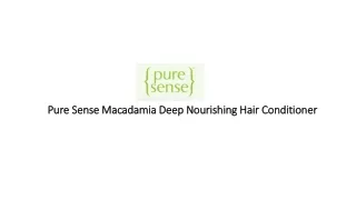 Pure Sense Macadamia Deep Nourishing Hair Conditioner