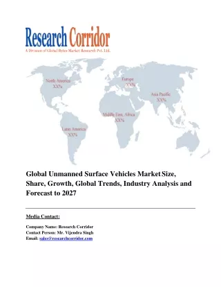 global unmanned surface vehicles market size