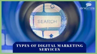 Different types of Digital Marketing Services from Brainminetech