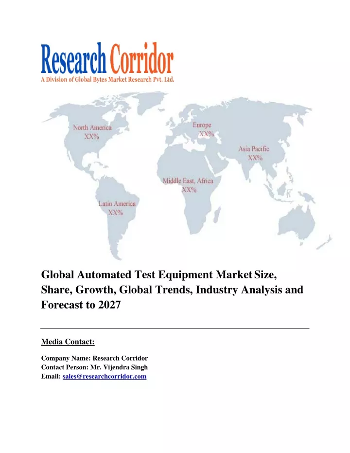 global automated test equipment market size share