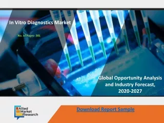 IVD Market Size, Share, Outlook, and Forecast 2020-2027