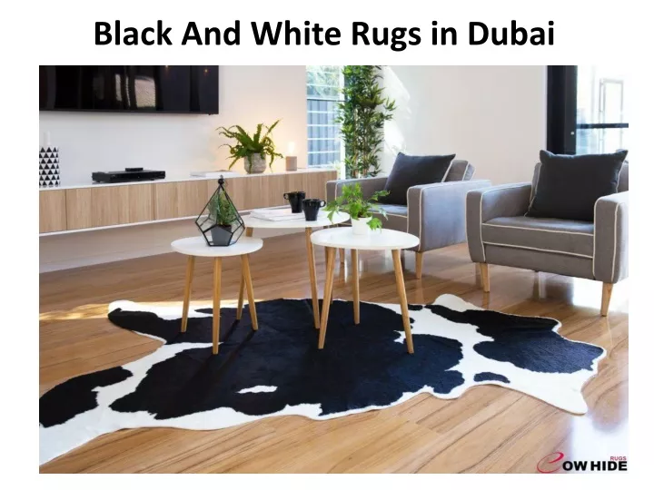 black and white rugs in dubai