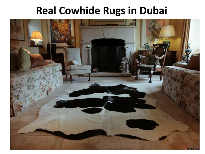real cowhide rugs in dubai