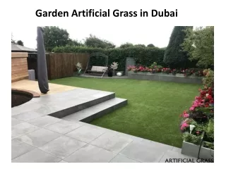 Garden Artificial Grass in Dubai