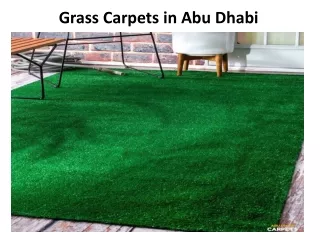 grass carpets in abu dhabi