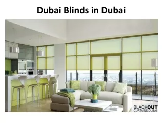 dubai blinds in dubai