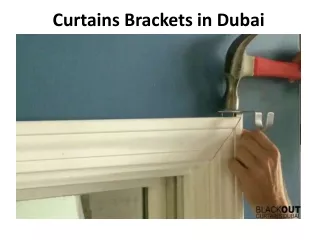 curtains brackets in dubai