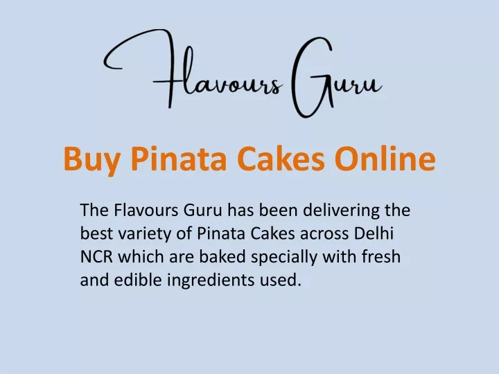 buy pinata cakes online