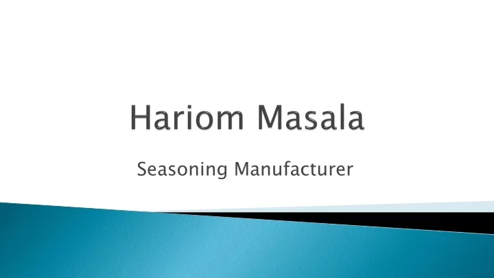 hariom masala