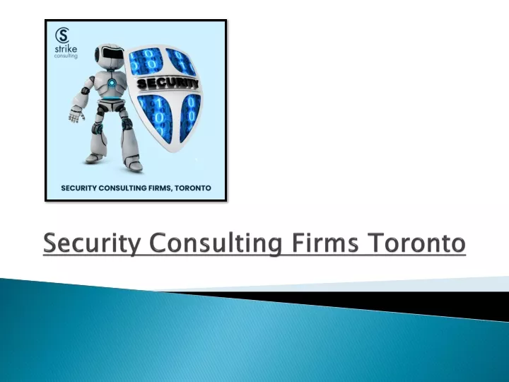 security consulting firms toronto