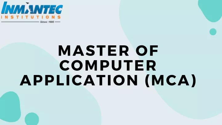 master of computer application mca