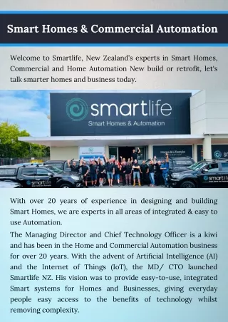Smart Homes & Commercial Automation