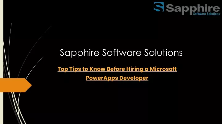 sapphire software solutions