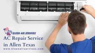 AC Repair Service in Allen Texas