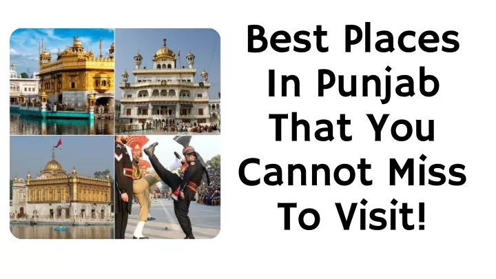 best places in punjab that you cannot miss
